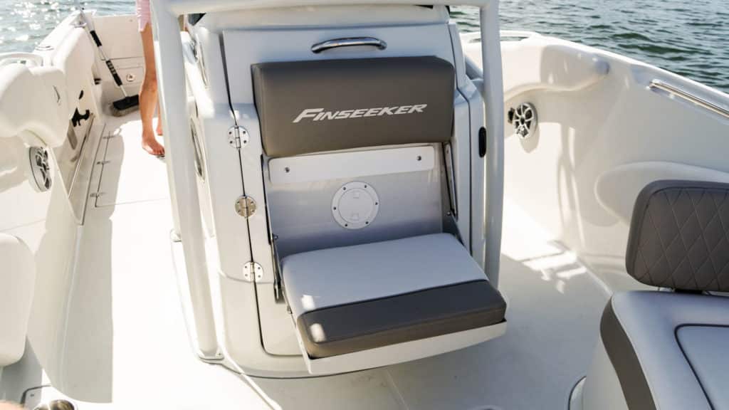 Finseeker 220 Center Console forward seating