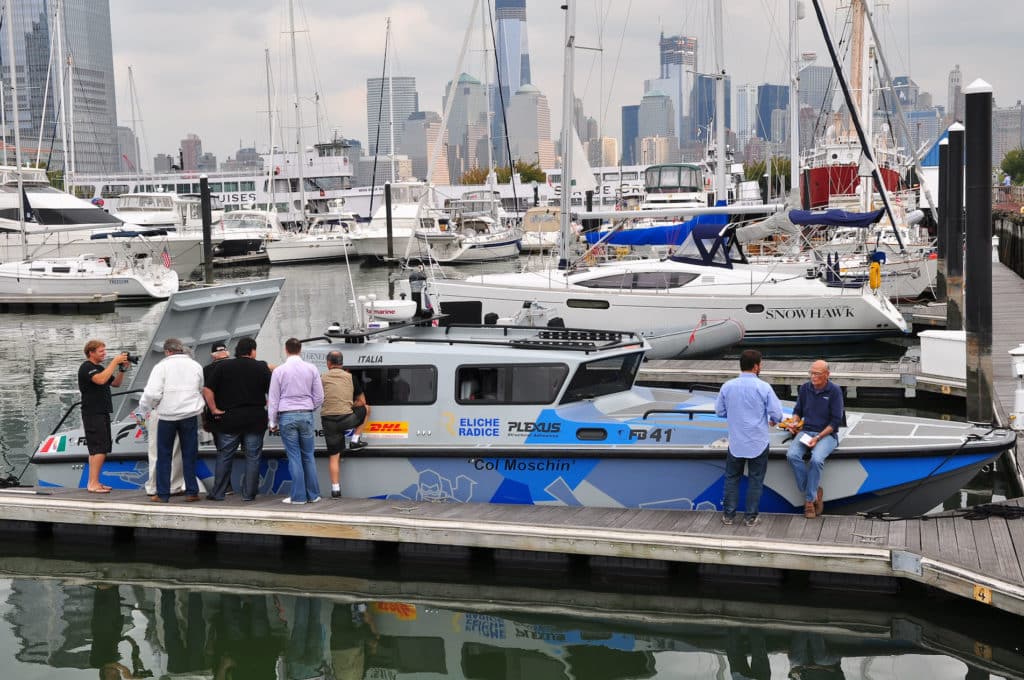 David Seidman along with Buzzi's crew in New York