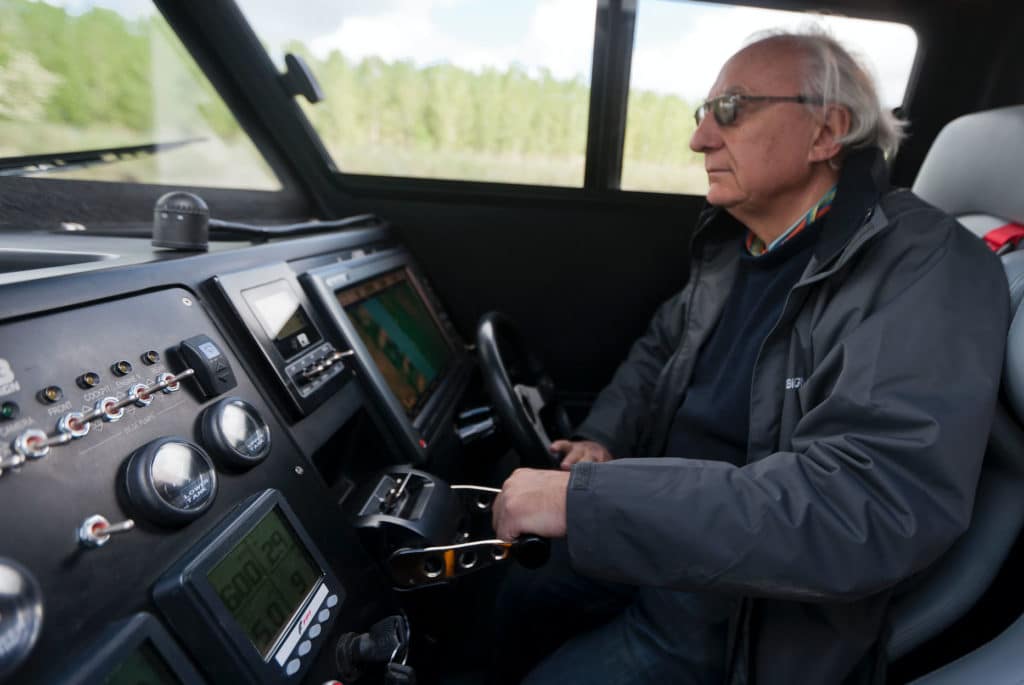 Fabio Buzzi at the helm