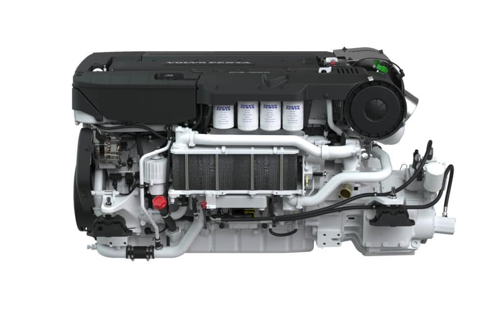 Volvo Penta D13 engine-side view