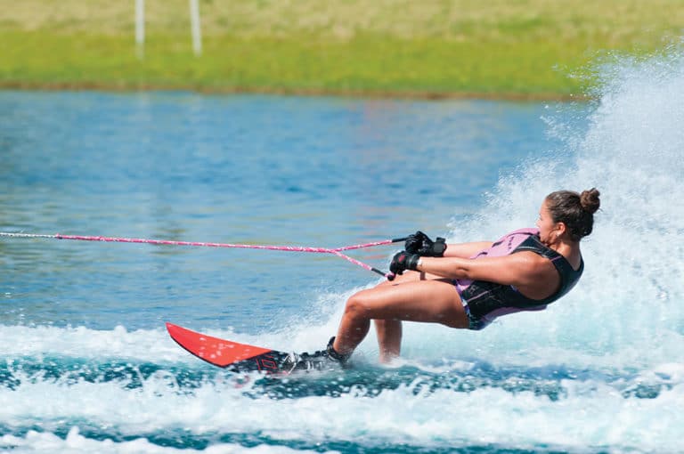 waterskiing