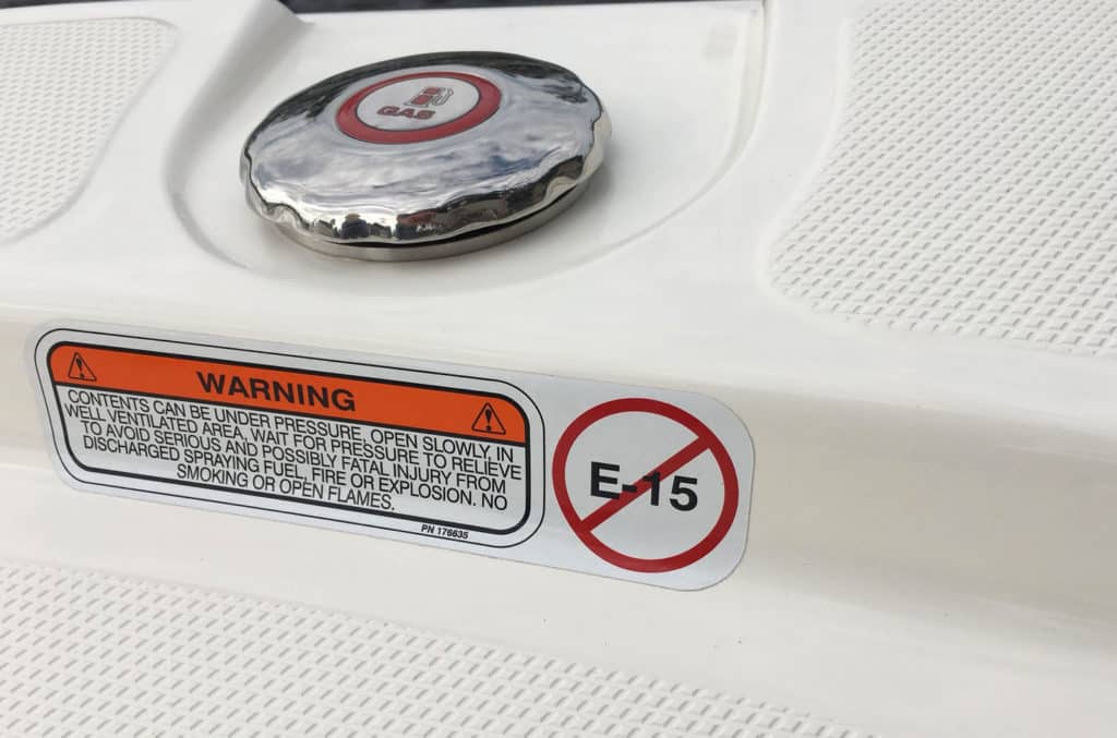 Ethanol Warning Sticker