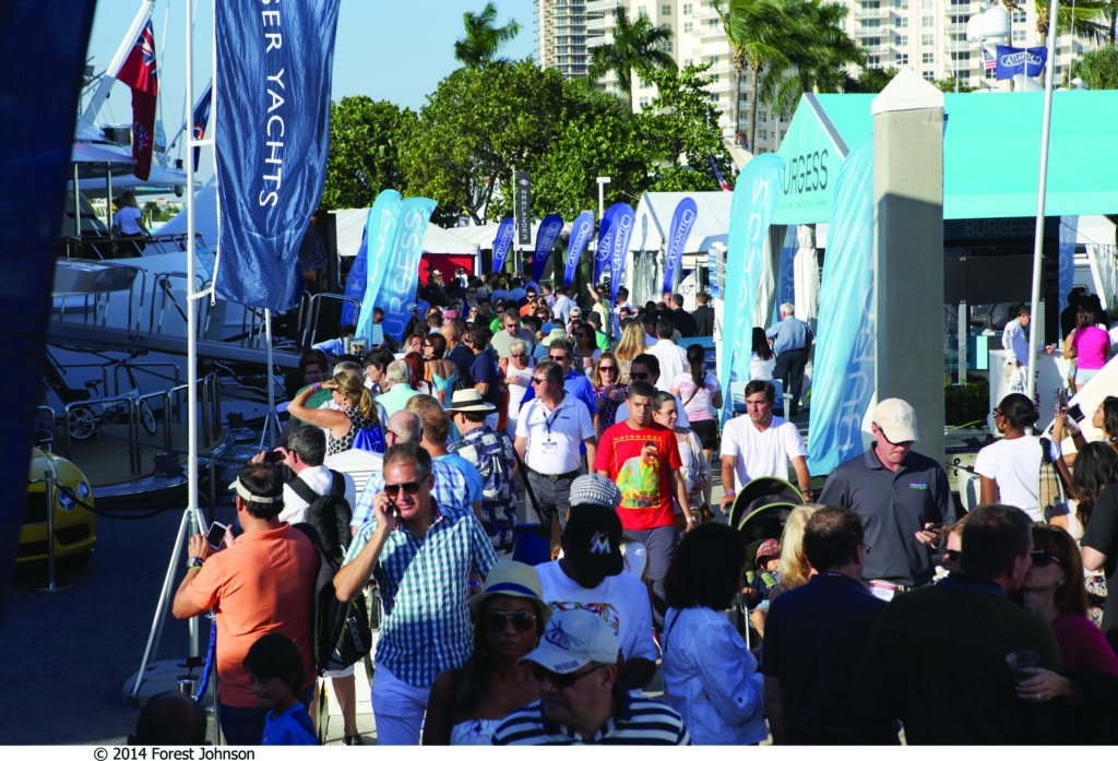 Fort Lauderdale Boat Show Crowds