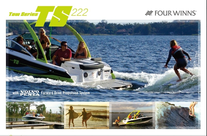 Four Winns Tow Series TS 222 with Volvo Penta Forward Drive