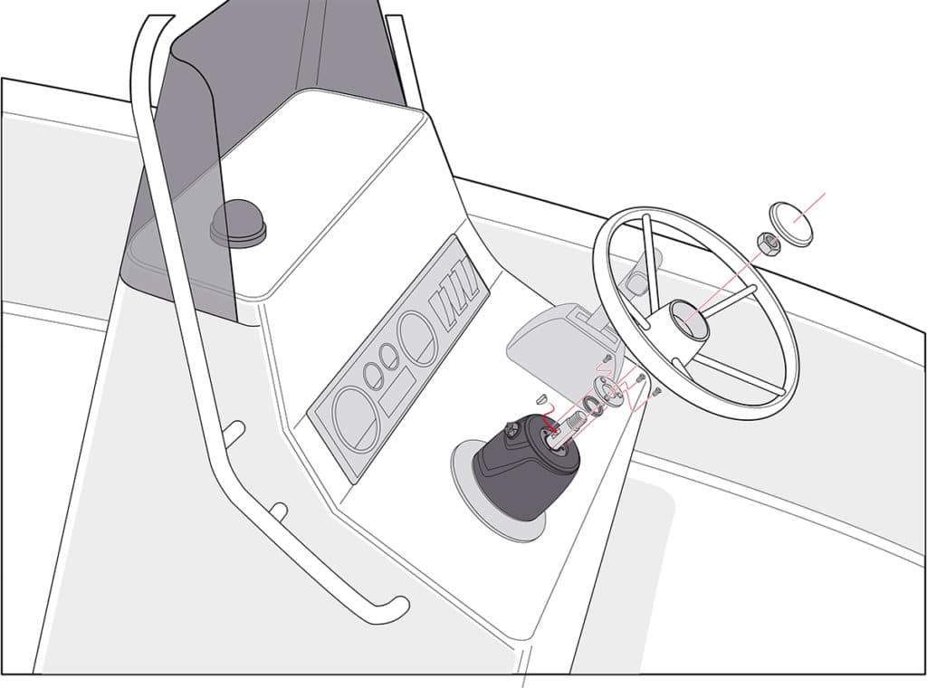 Replacing a Hydraulic Helm Seal