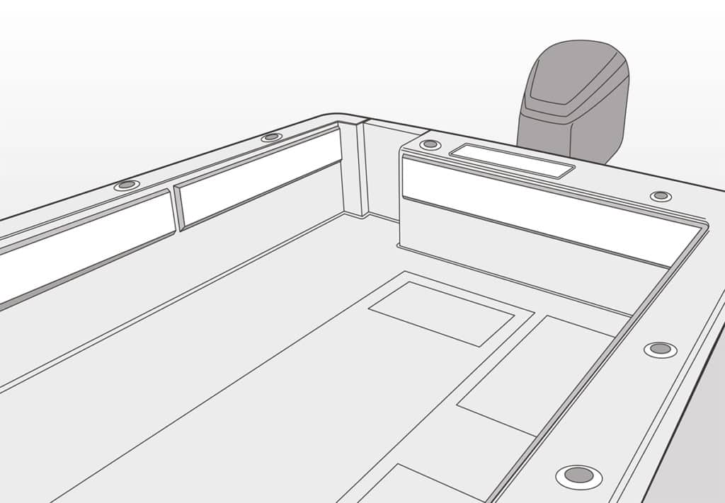 Adding Coaming Bolsters