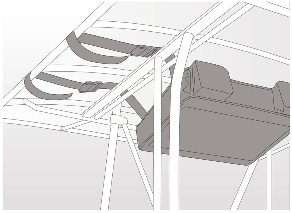 Adding Overhead Stowage for Life Jackets