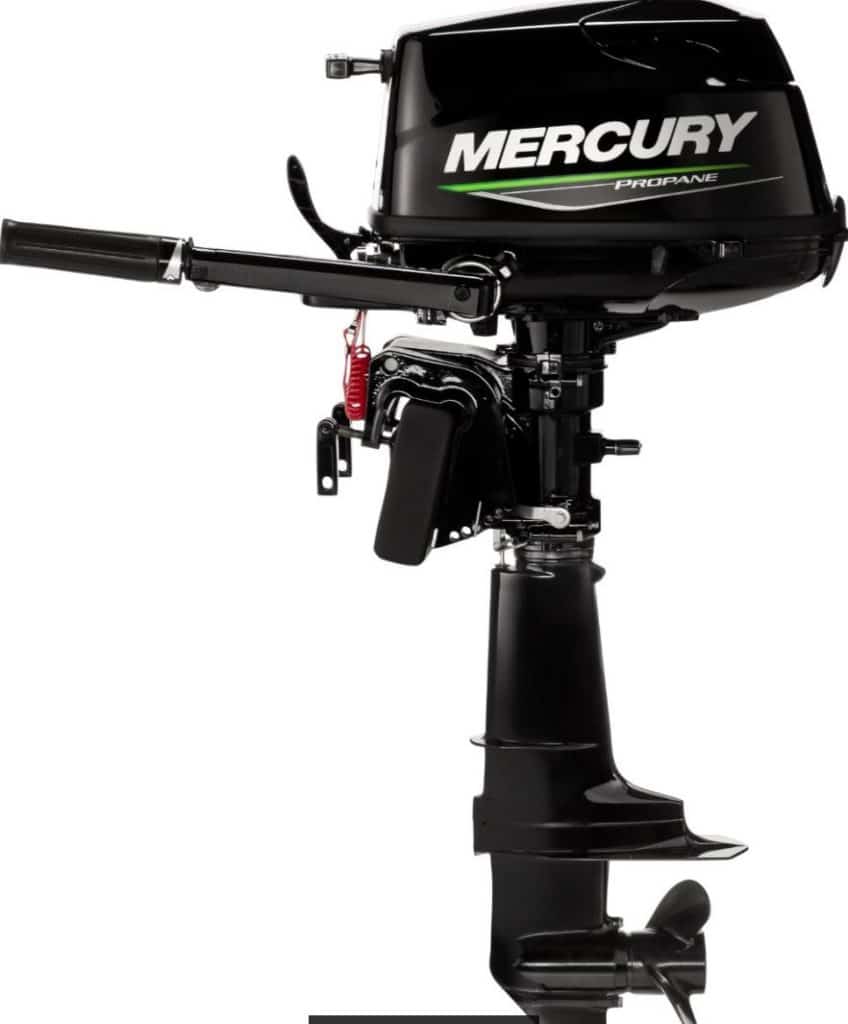 Merc Marine Propane Outboard Full View