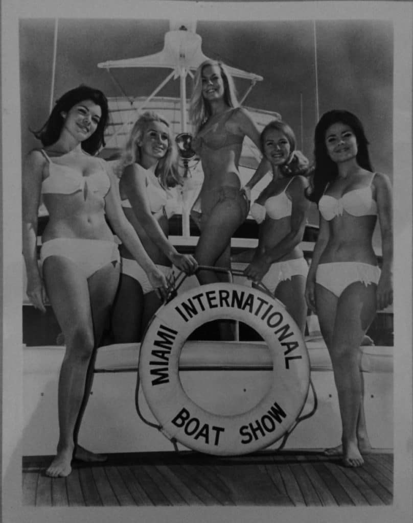 Miami Boat Show 1968 Queen of the show
