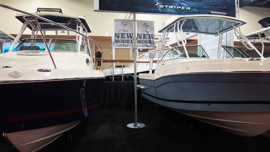 Striper Boats On Display