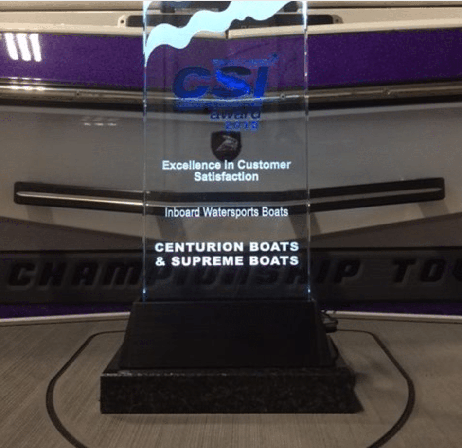 Centurion Boats Award