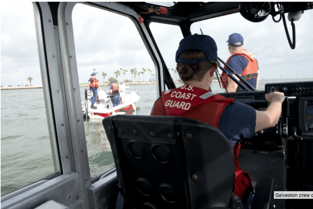 USCG Inspects Boats