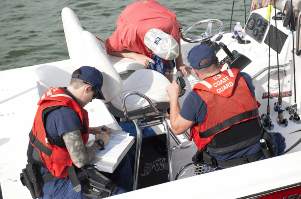 USCG Inspects Boats For Safety