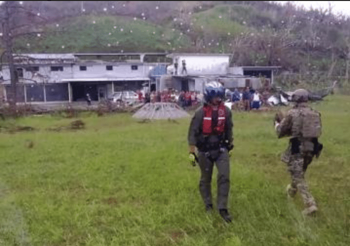 USCG distributes water and supplies to Puerto Rico