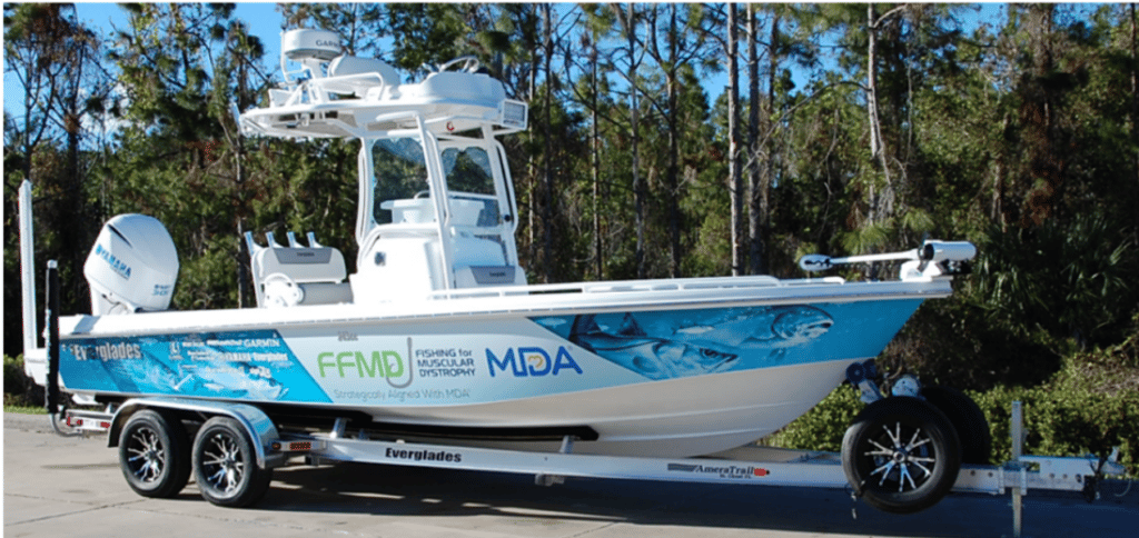 Fishing For Muscular Dystrophy Everglades Raffle Boat