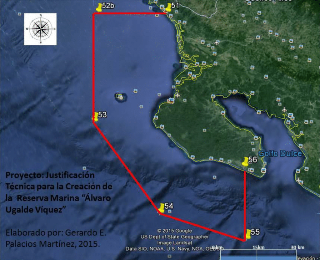 Proposed Costa Rican Marine Reserve