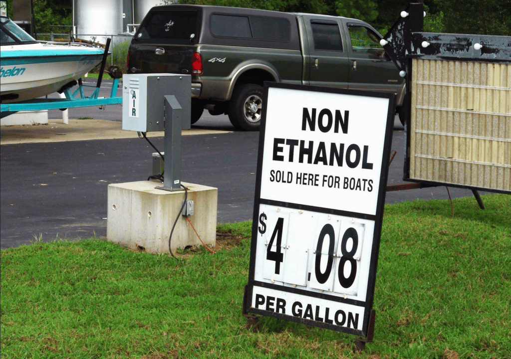 Non Ethanol Fuel Sign