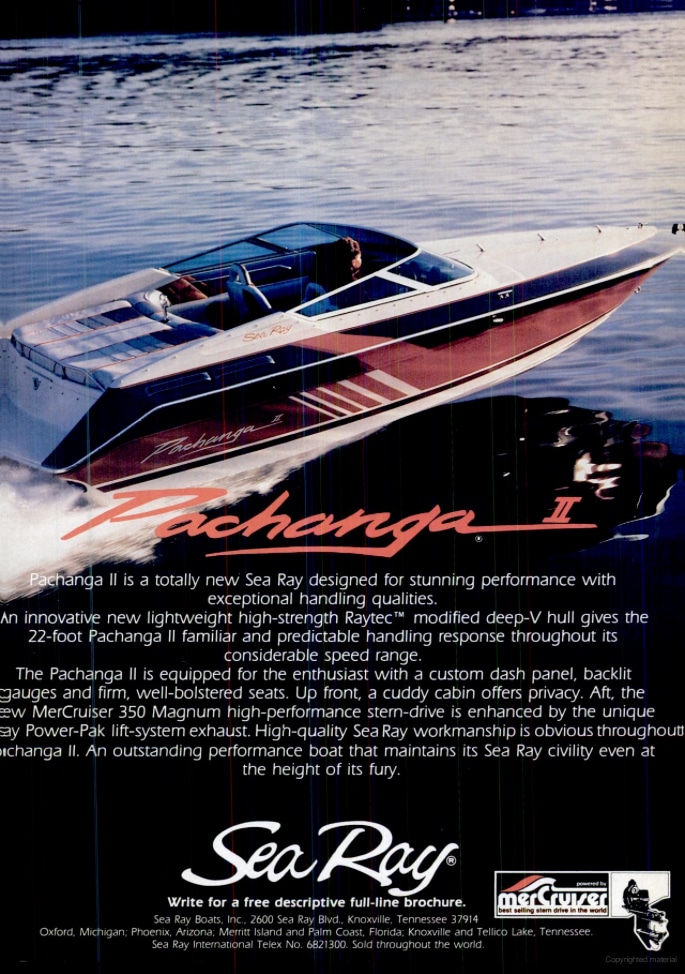 In Our Wake: The Sea Ray Pachanga