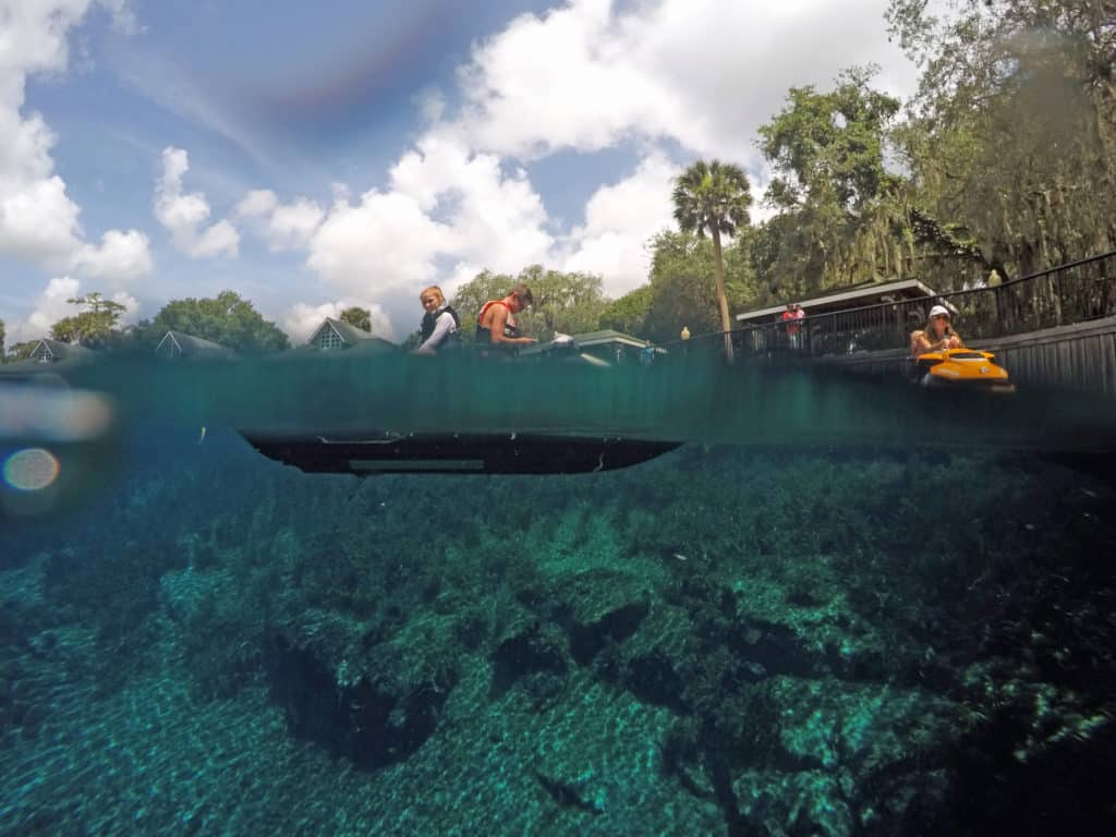 Crystal clear water