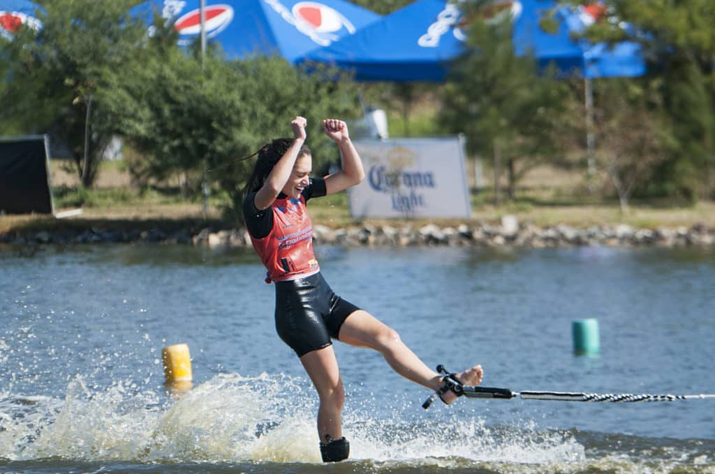 waterskiing