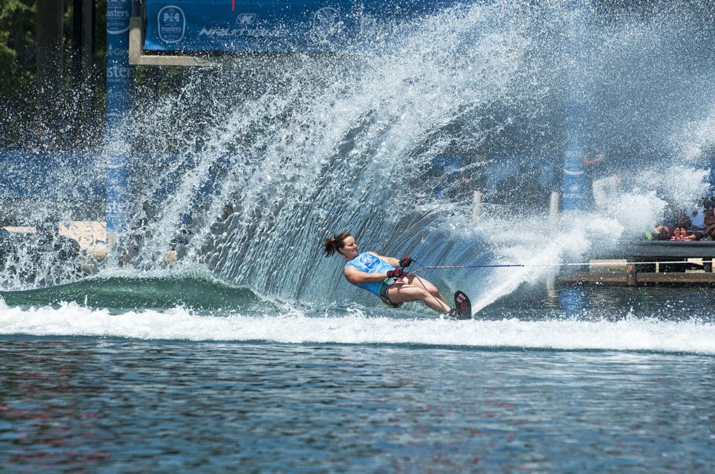 waterskiing