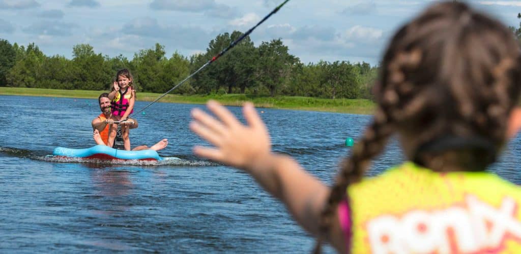 Teaching Others How to Water Ski