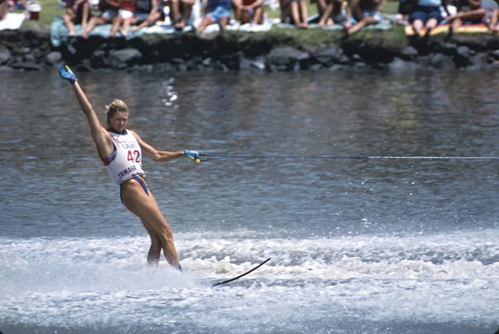 waterskiing