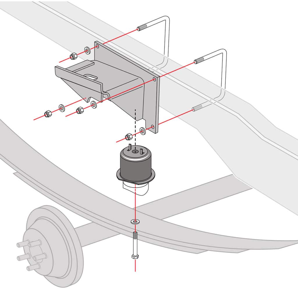 Installing a Tow-Vehicle Air Suspension System