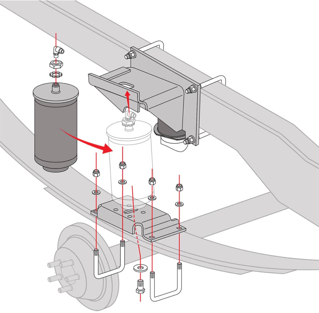 Installing a Tow-Vehicle Air Suspension System