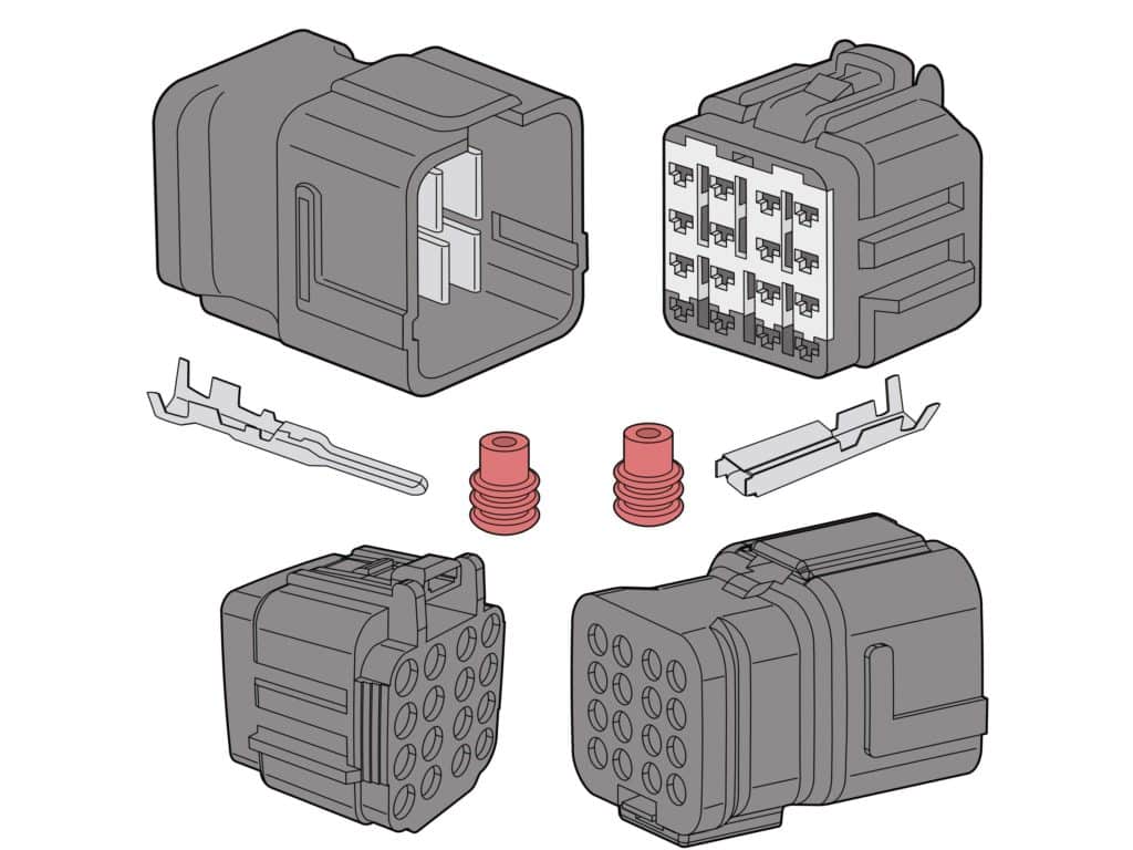 Find the right pins and seals for your connectors