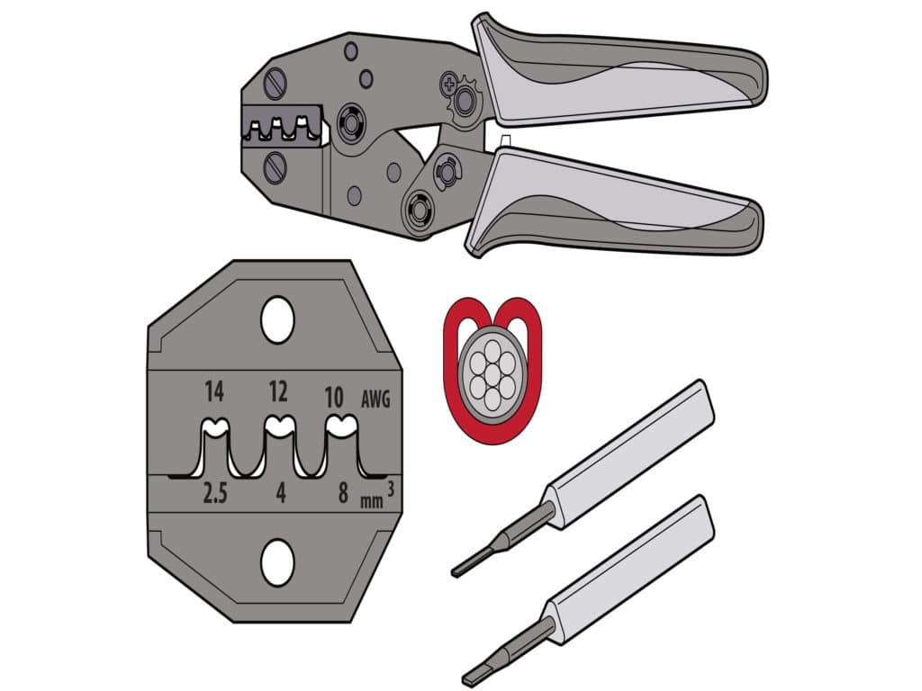 Use the right tools for making the connectors