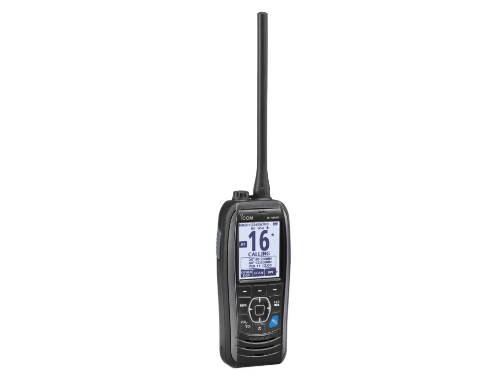 Icom M93D VHF for communicating on a boat