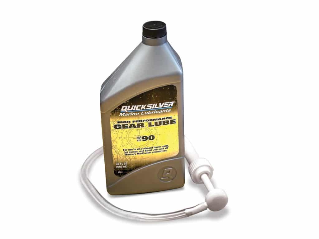 Quicksilver Gear Lube and Pump Kit to keep things running smoothly