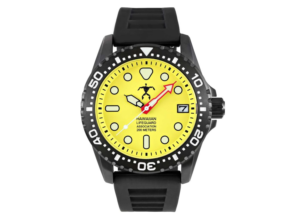 Time Concepts watch with yellow face