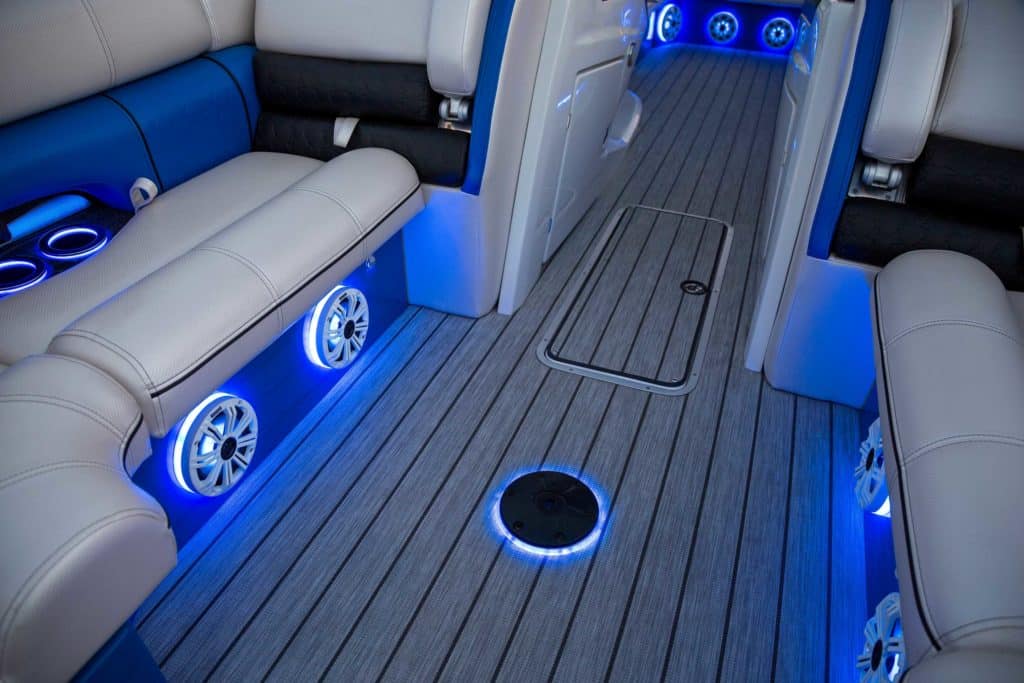 KICKER speakers with LED lights