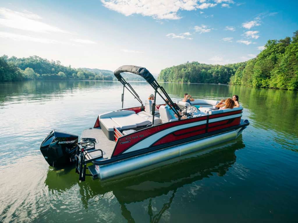 Lowe SS pontoon boat