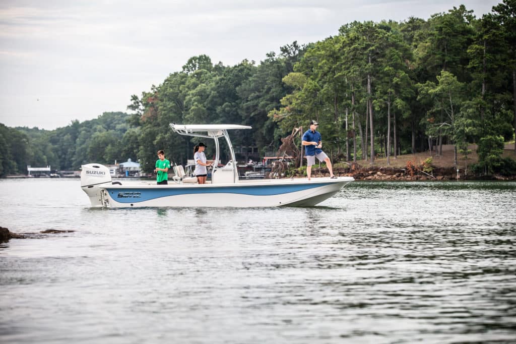 Carolina Skiff 23 LS out fishing