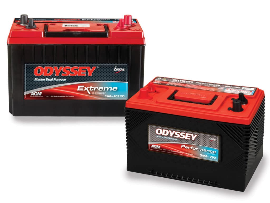 Different ODYSSEY batteries