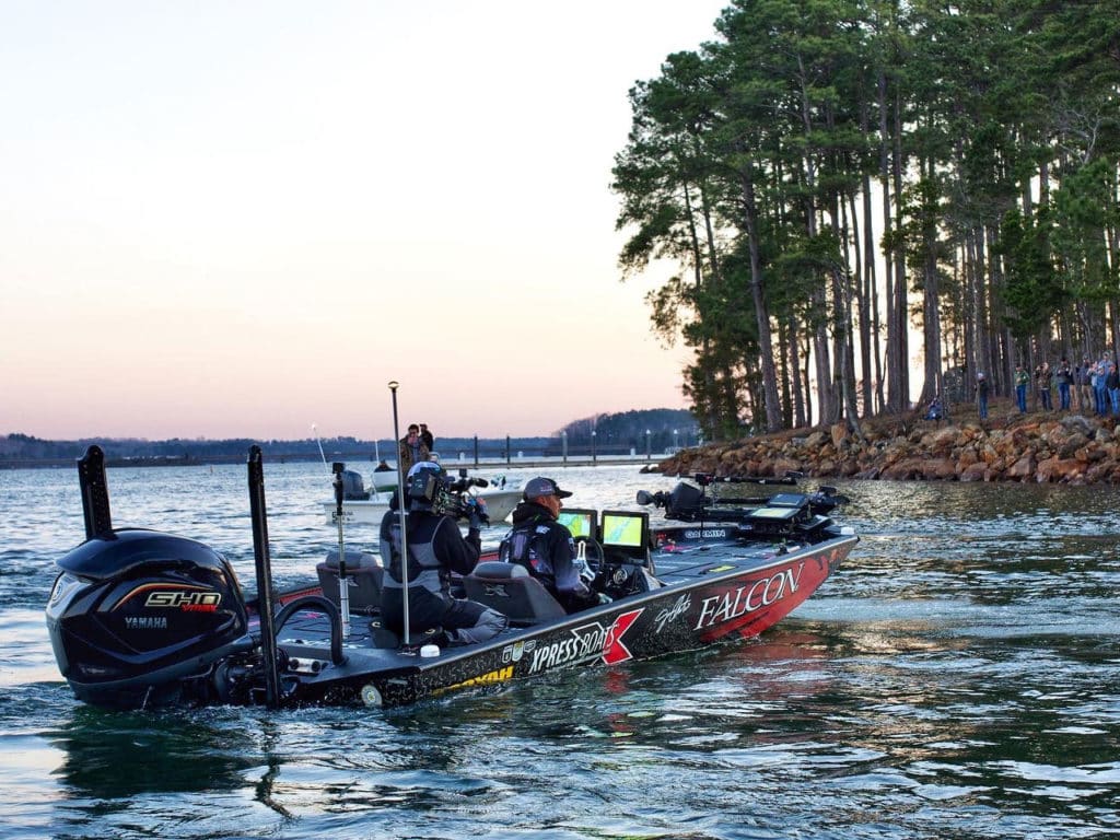 Xpress boat with Yamaha outboard