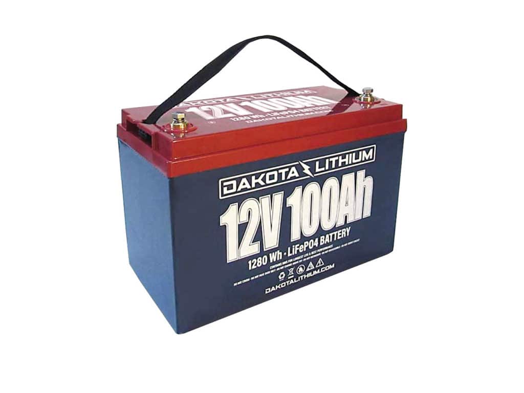 Lithium battery for a boat