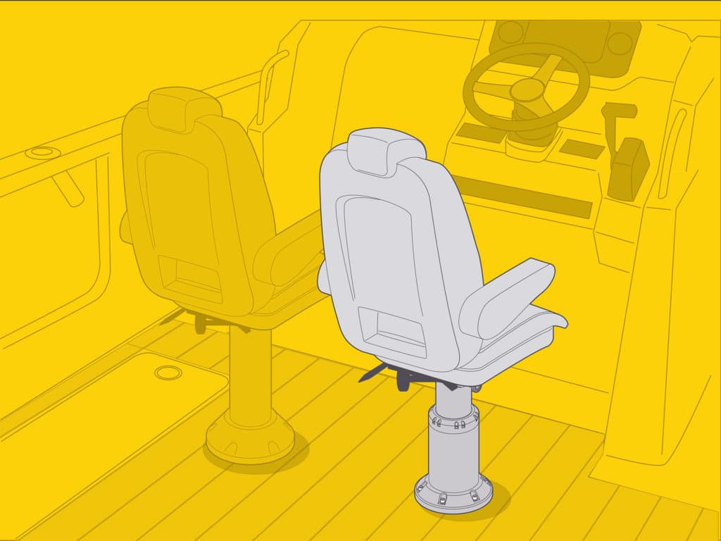 How to install a pedestal seat on your boat