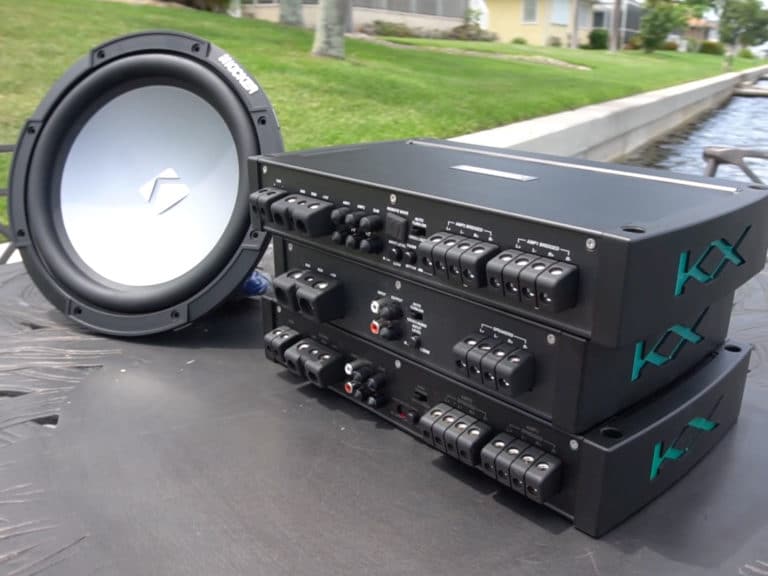 KICKER® KXMA five-channel marine amp