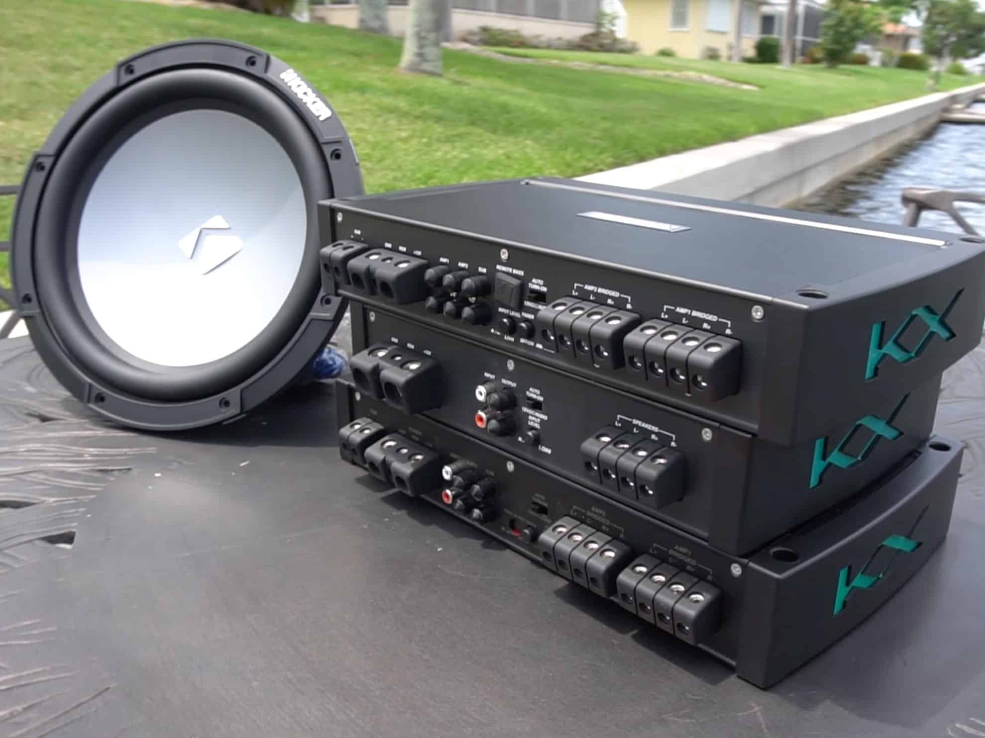 Pontoon subwoofer best sale