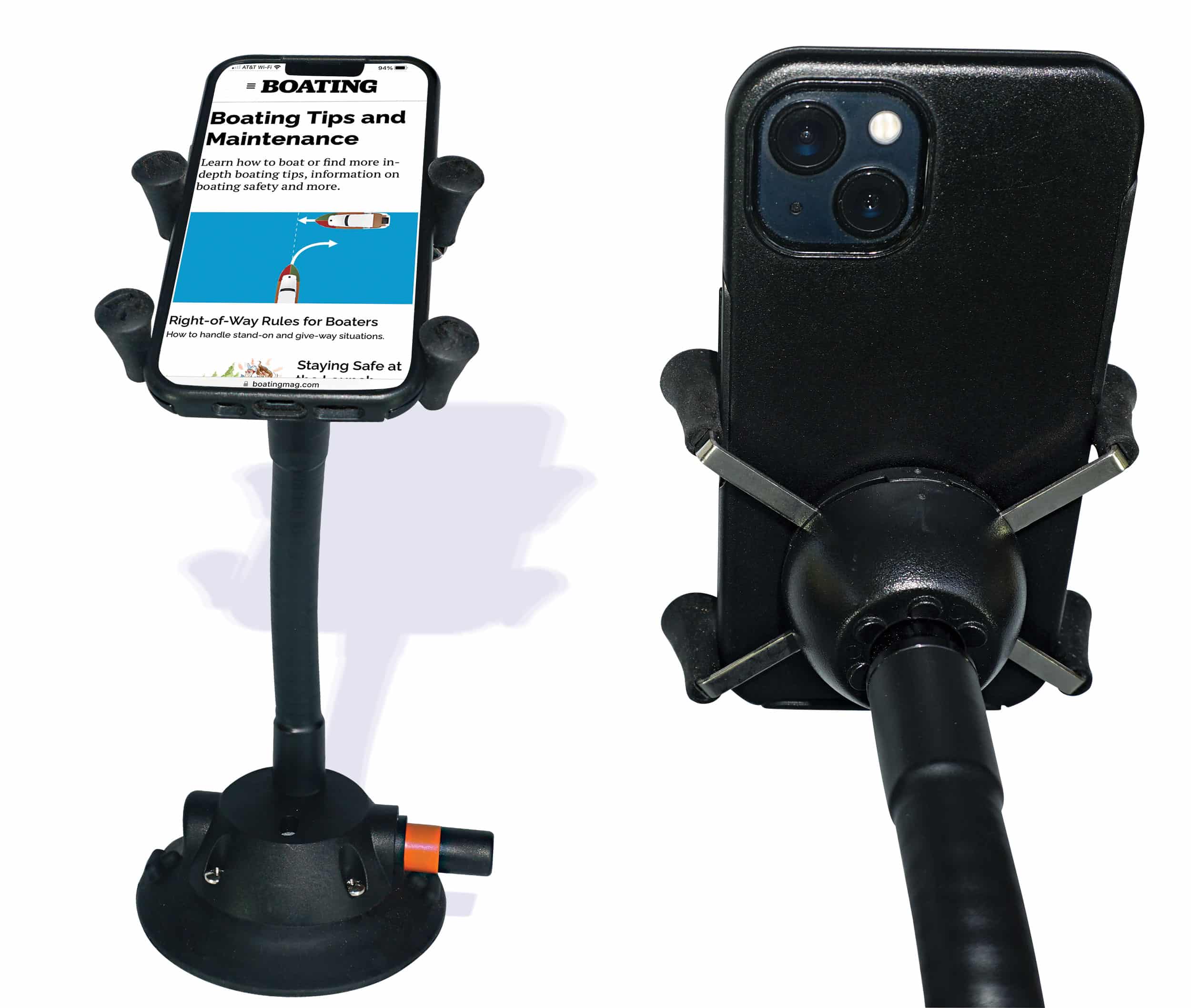 Camera and Phone Mounts for Boaters and Anglers