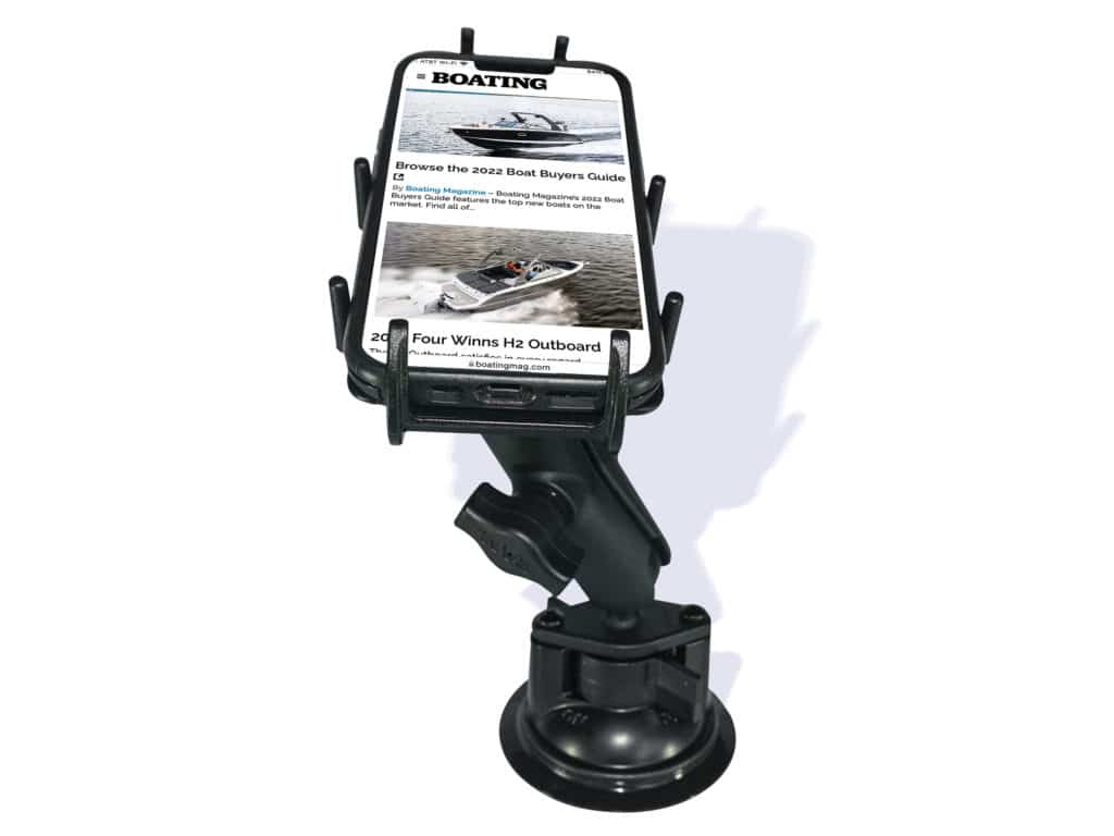 RAM Mounts Quick Grip Phone Mount with RAM Twist-Lock Suction-Cup Base