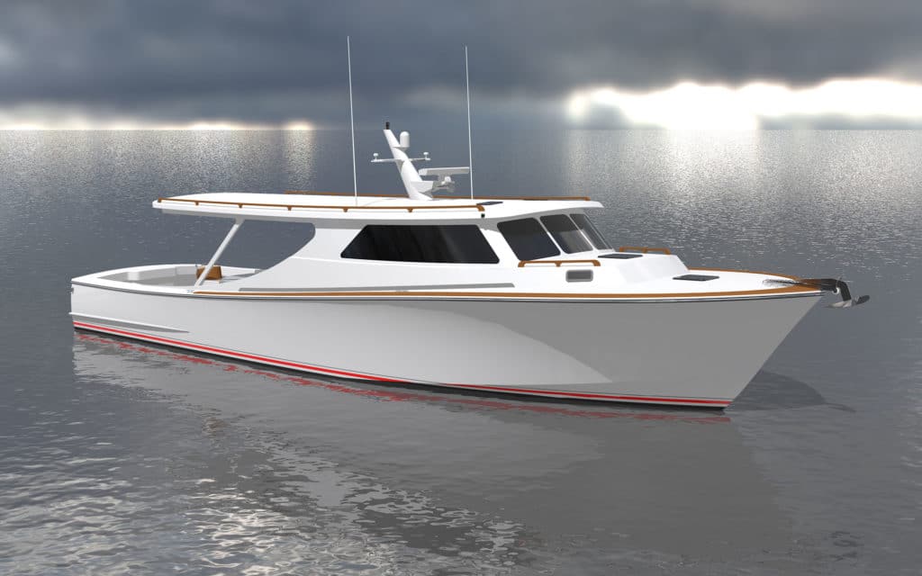 Composite Yacht 55 rendering