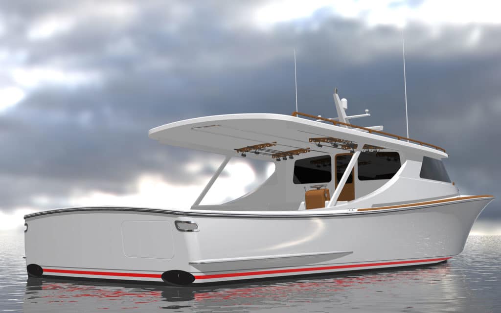 Composite Yacht 55 stern