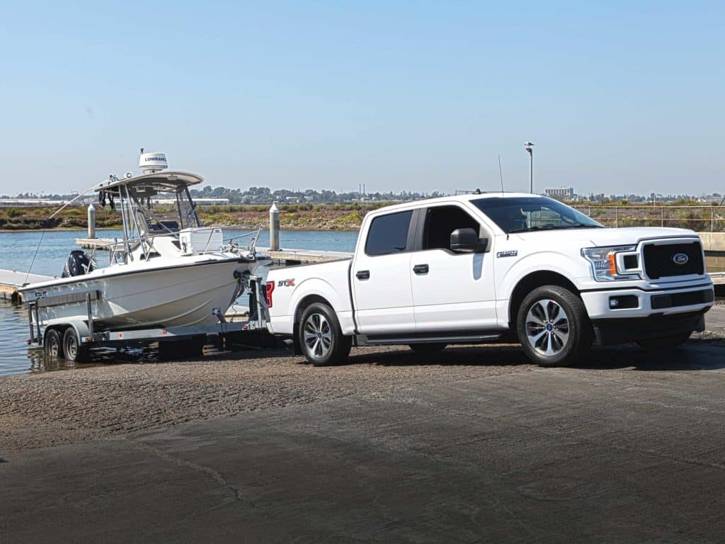 F-150 towing