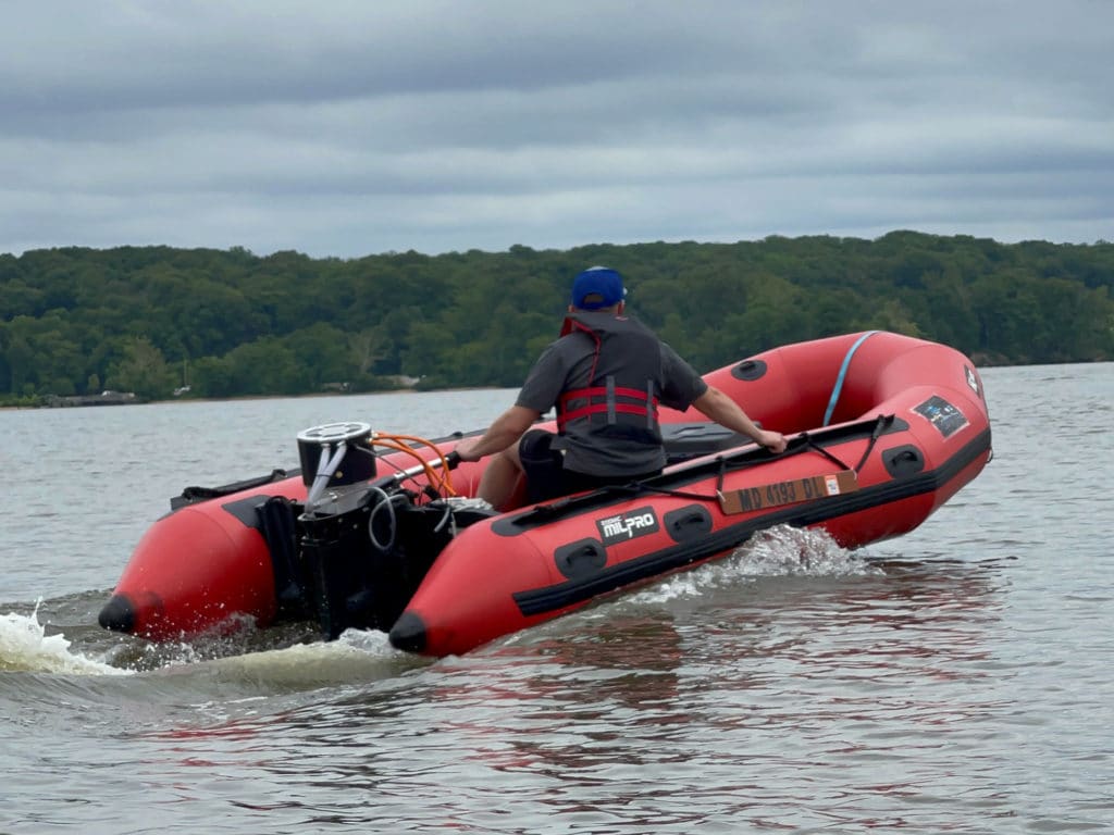 Pittsburgh Electric Propulsion team boat