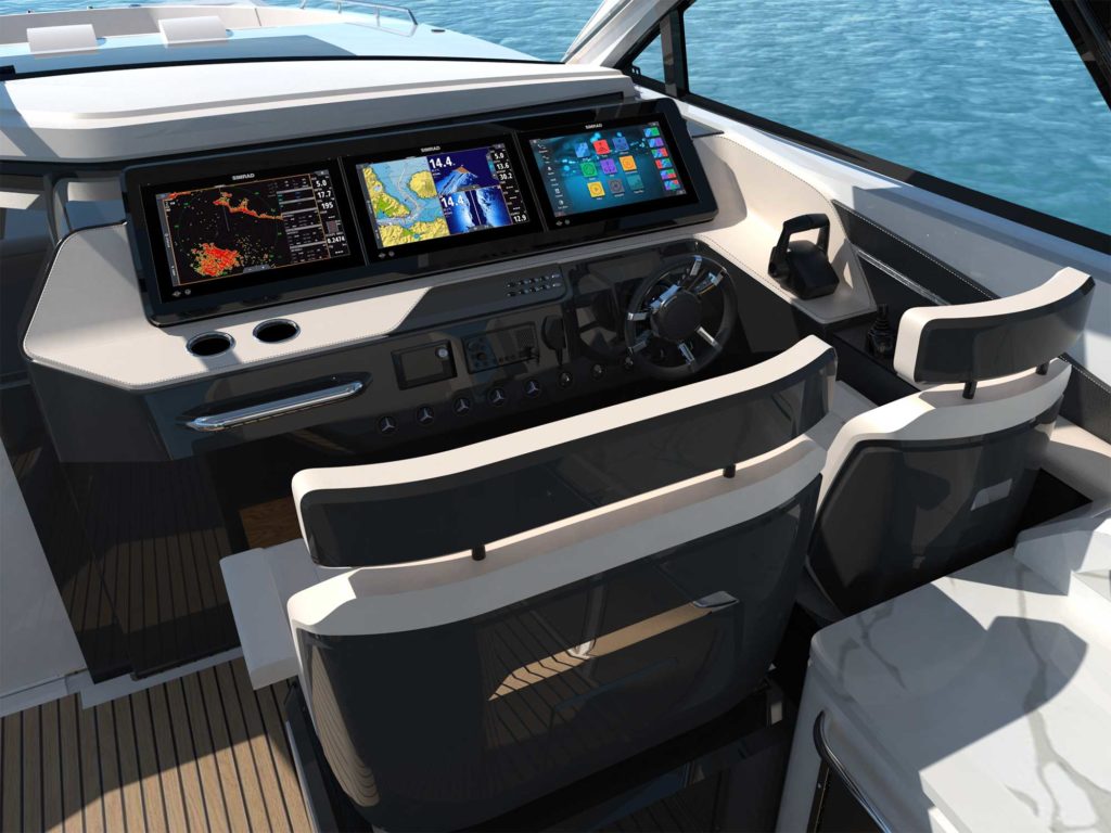 Cruisers Yachts 50 GLS helm